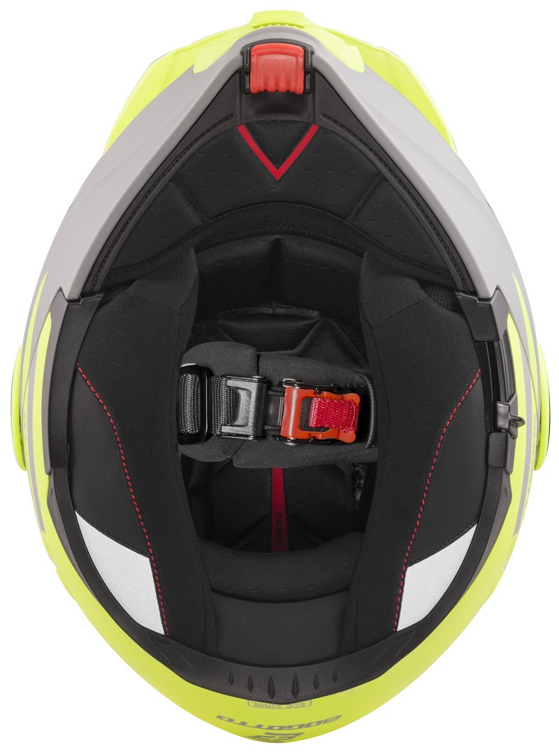 Bogotto FG-102 Duo Fiberglas Klapphelm gelb matt XXXL Abbildung 8