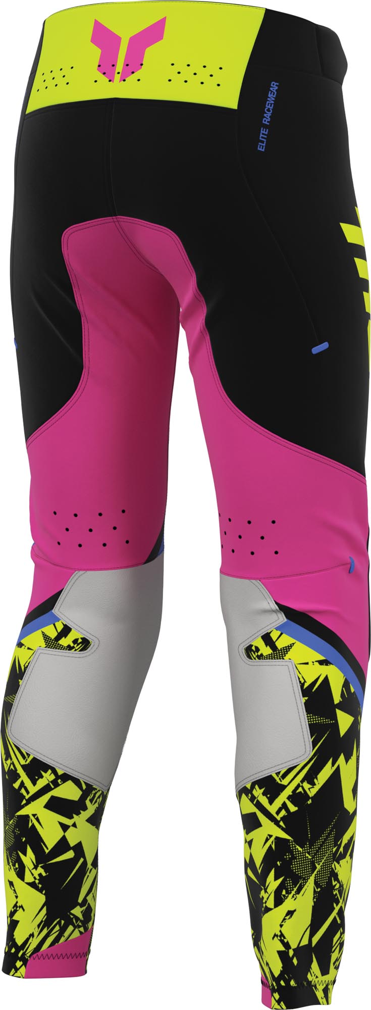 Thor Sportmode Punkd Ungdoms motocrossbukser sort/gul 22 Figur 3