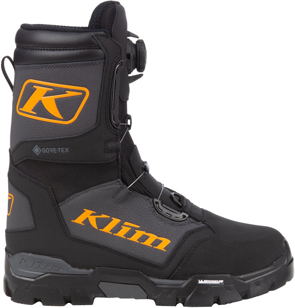 Klim Klutch GTX BOA Snowmobile Boots black/orange 12 Figure 9