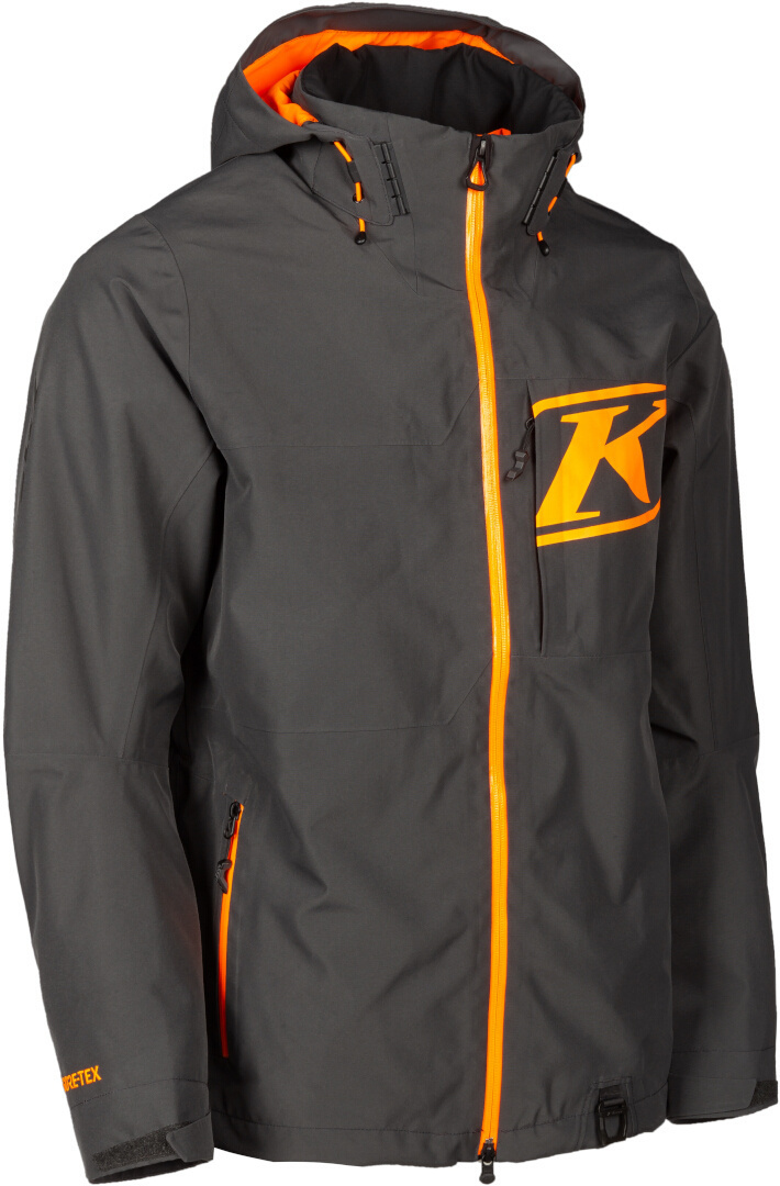 Klim Powerxross 2022 Snowmobile Jacket grey/orange M Figure 3