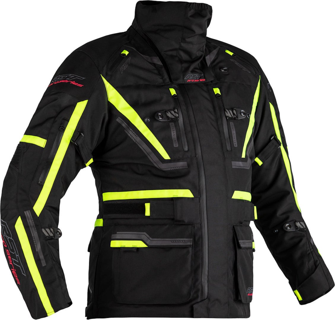 RST Pro Series Paragon 6 Airbag Motorcycle Textile Jacket black/yellow 3XL Figure 1