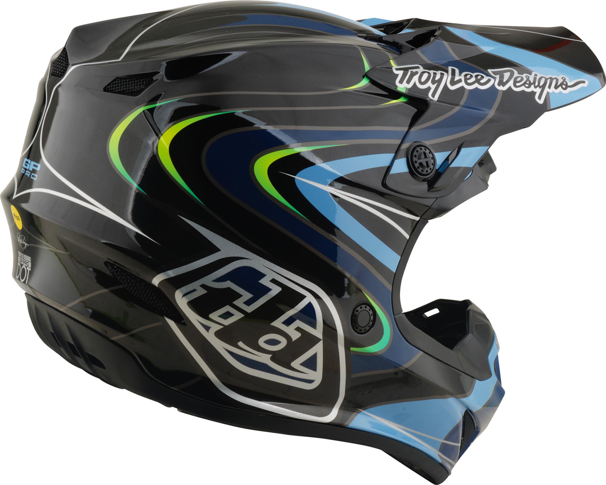 Troy Lee Designs GP Pro MIPS Pulse Casque de motocross noir S (55/56) Figure 4