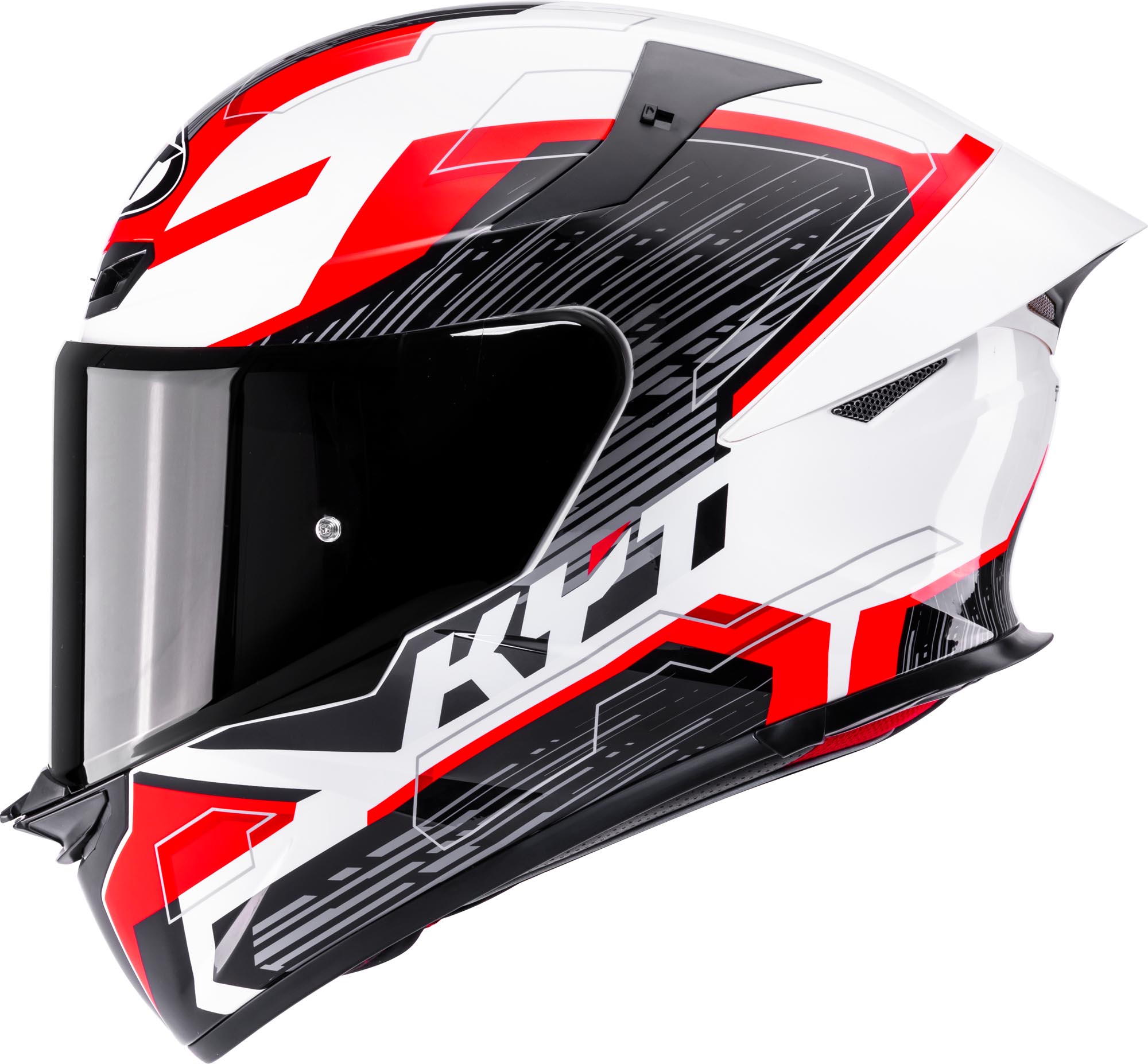 KYT TT-Revo Speeding Helma černá/bílá/červená XXL (63) Obrázek 2