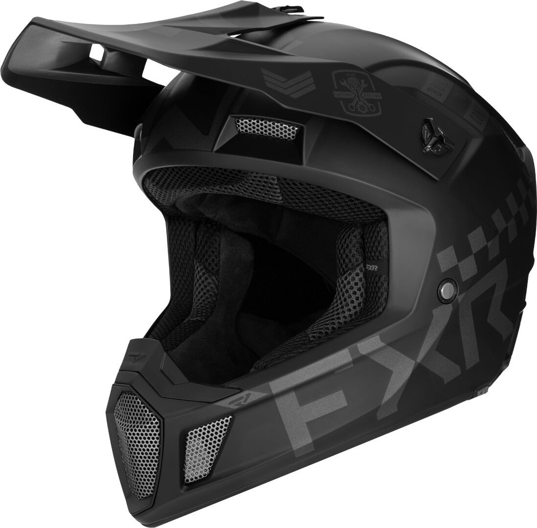 FXR Clutch Gladiator 2024 Casco da motocross nero M (57/58) Figura 1