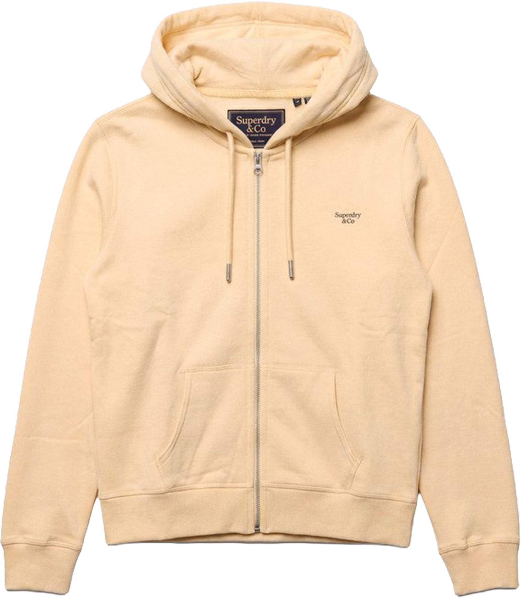 Superdry & Co Signature Embroidered Damers zip-up hoodie gul 12 Figur 1