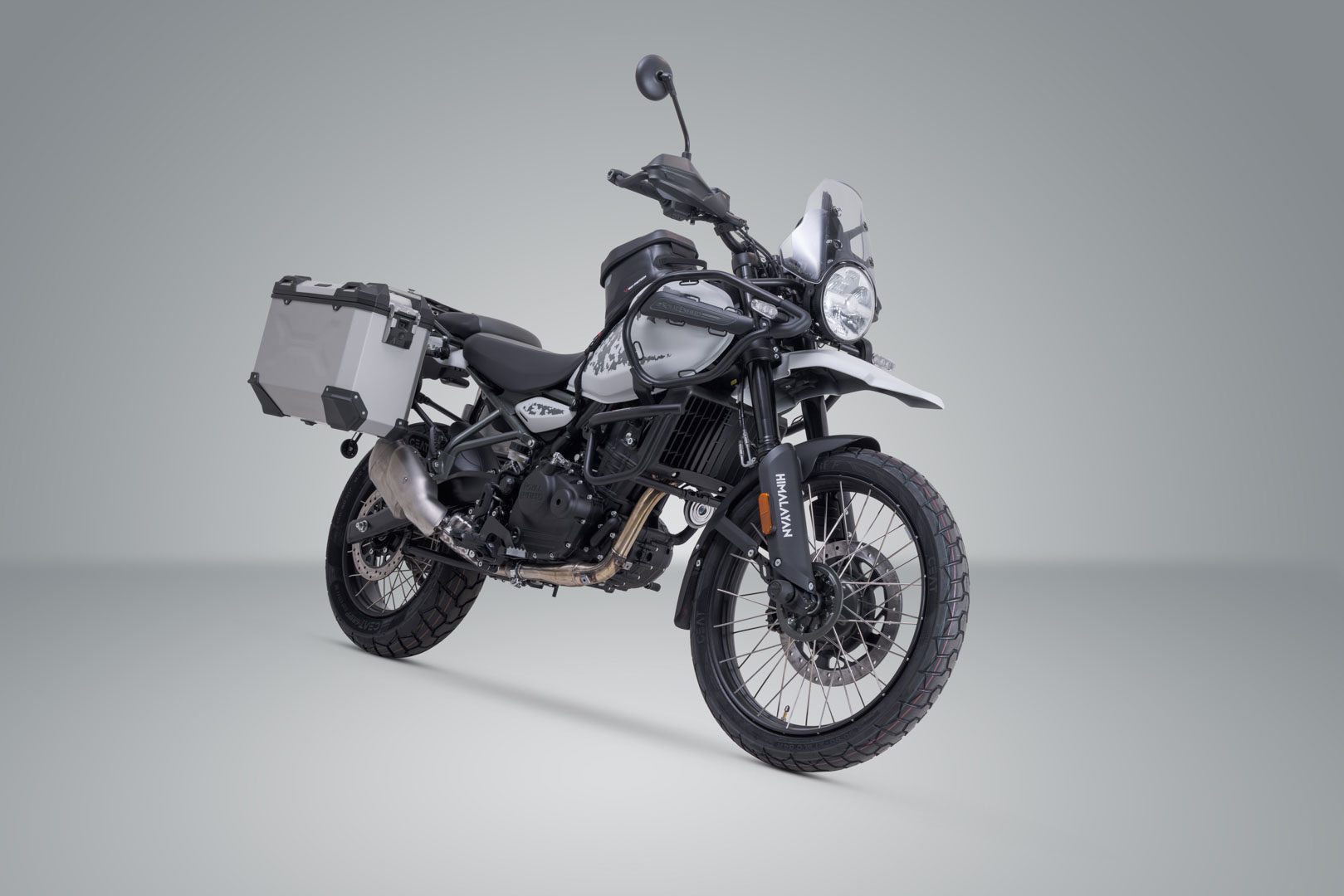 Sistem de carcasă din aluminiu SW-Motech TRAX ADV - Argintiu. 37/37L. Royal Enfield Himalayan 450 (23-). Figura 2