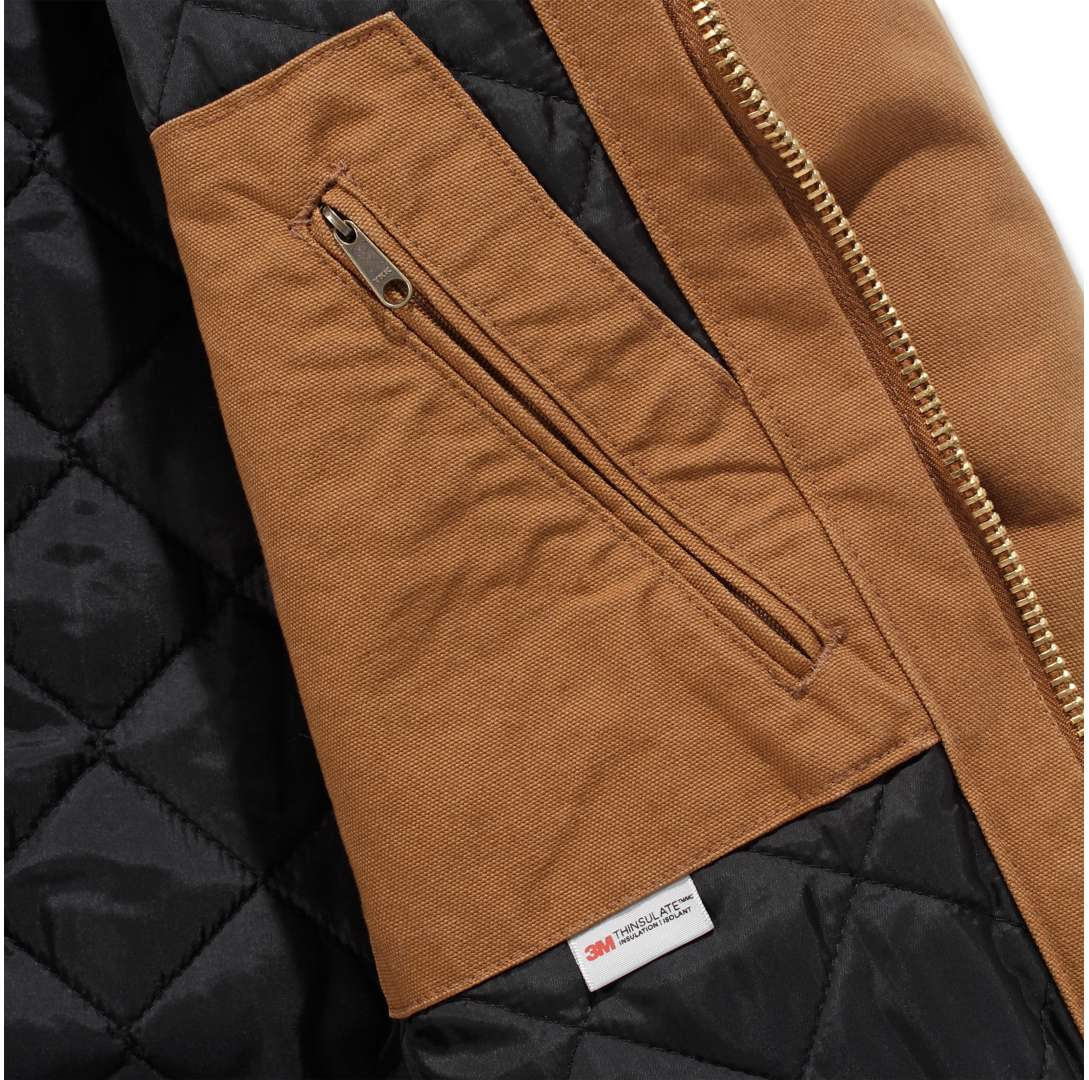 Carhartt Duck Active 재킷 갈색 L 그림 2