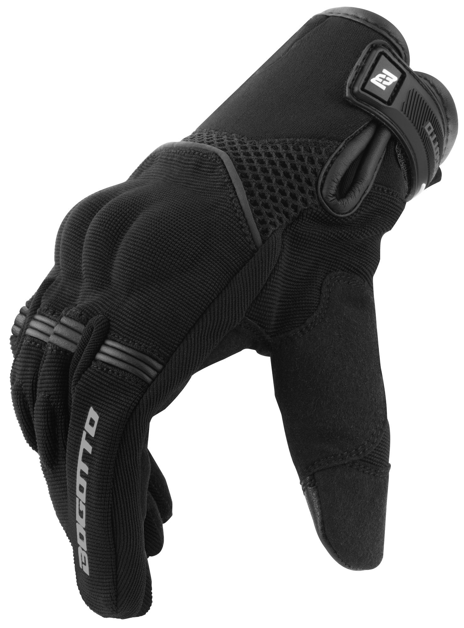 Bogotto Clutch-RS Motorcykel handsker Sort 2XL Figur 3