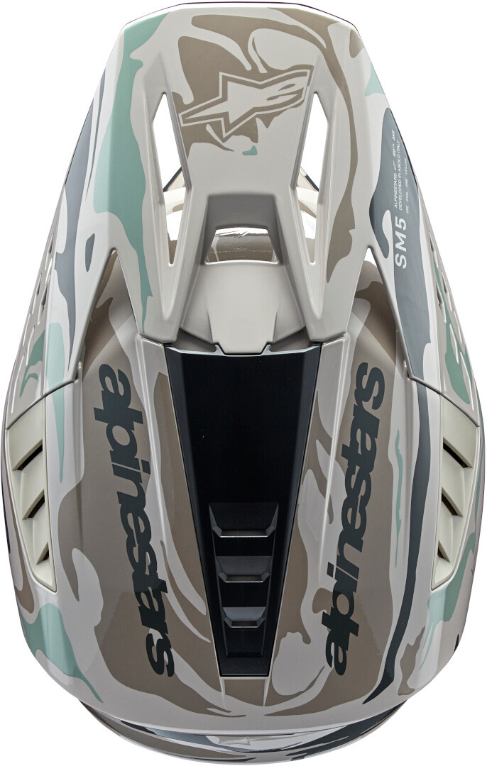 Alpinestars S-M5 Mineral 2024 Cască de motocross Gri S (55/56) Figura 2