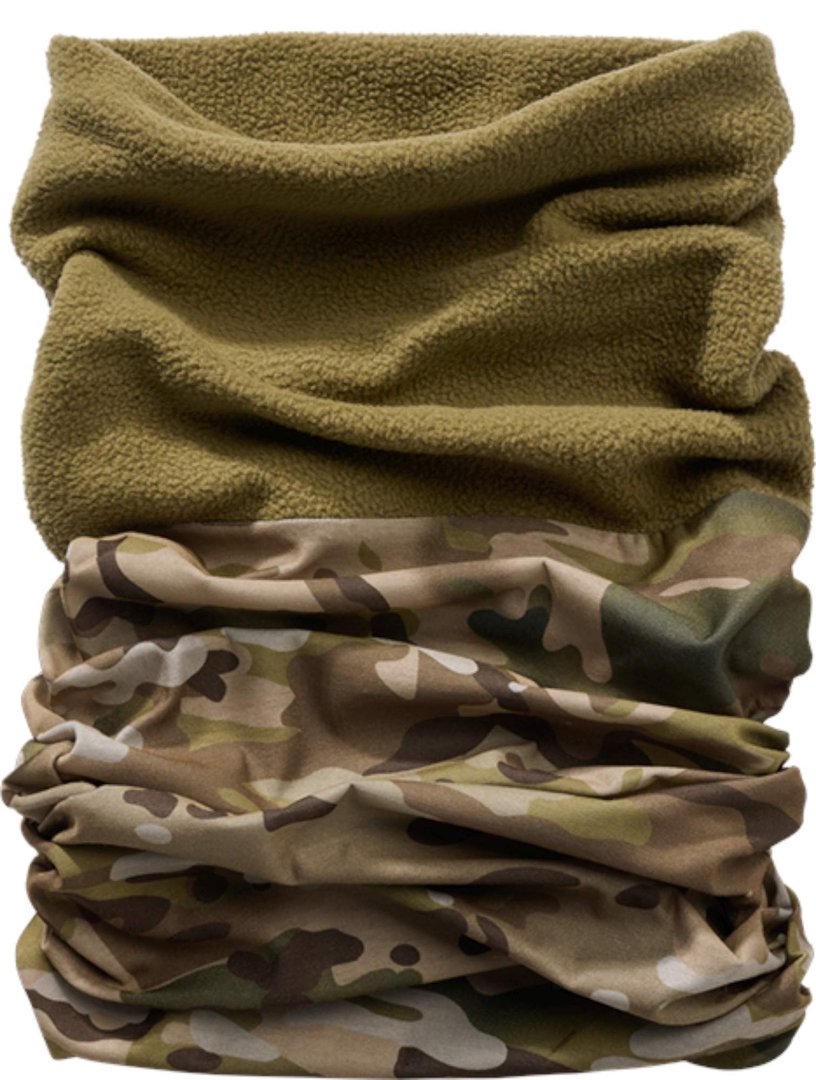 Brandit Fleece Multifunktionella huvudbonader ljusgrön/mörkgrön Figur 1