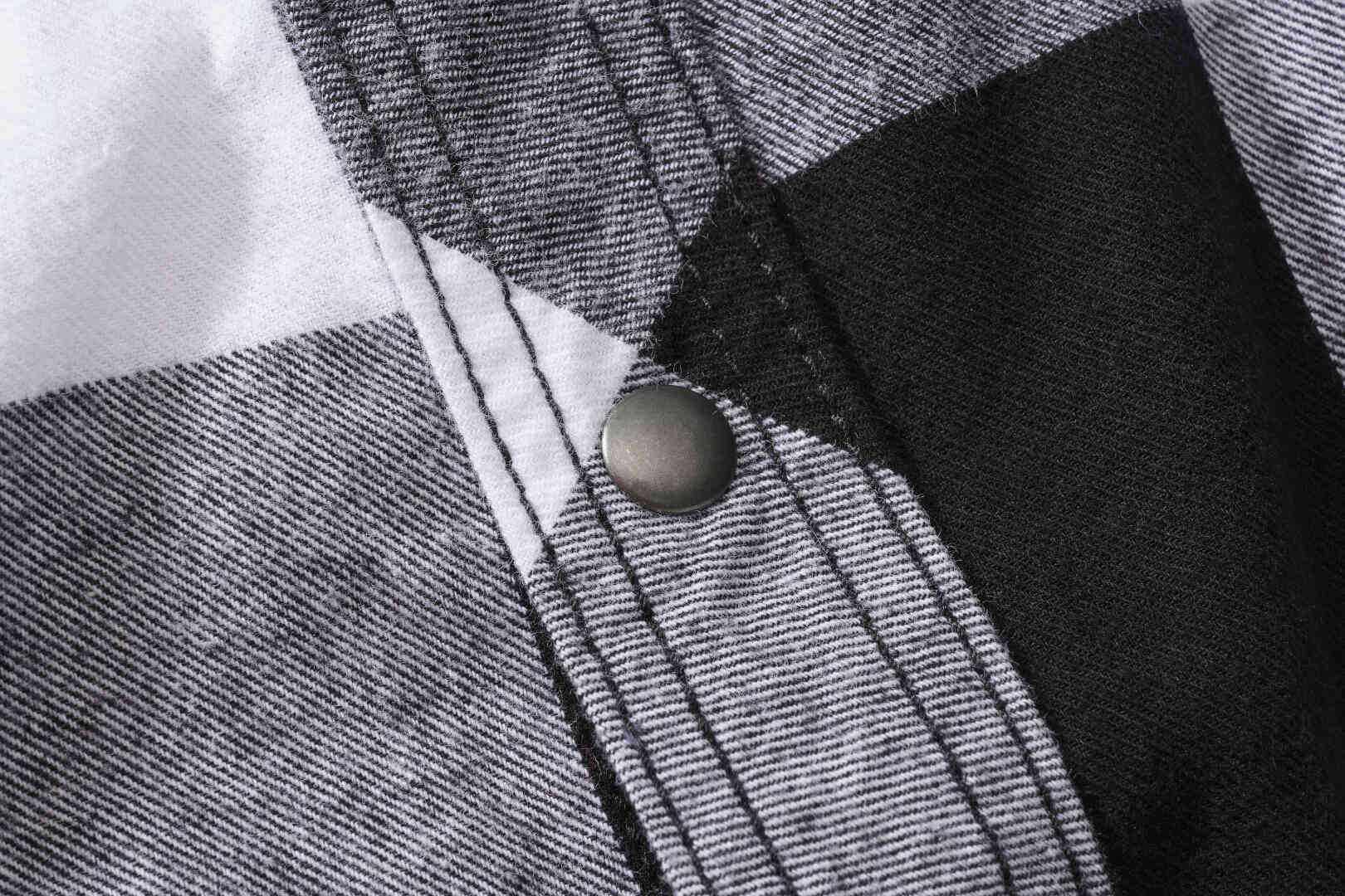 Brandit Checkshirt Camicia senza maniche bianco/nero L Figura 6