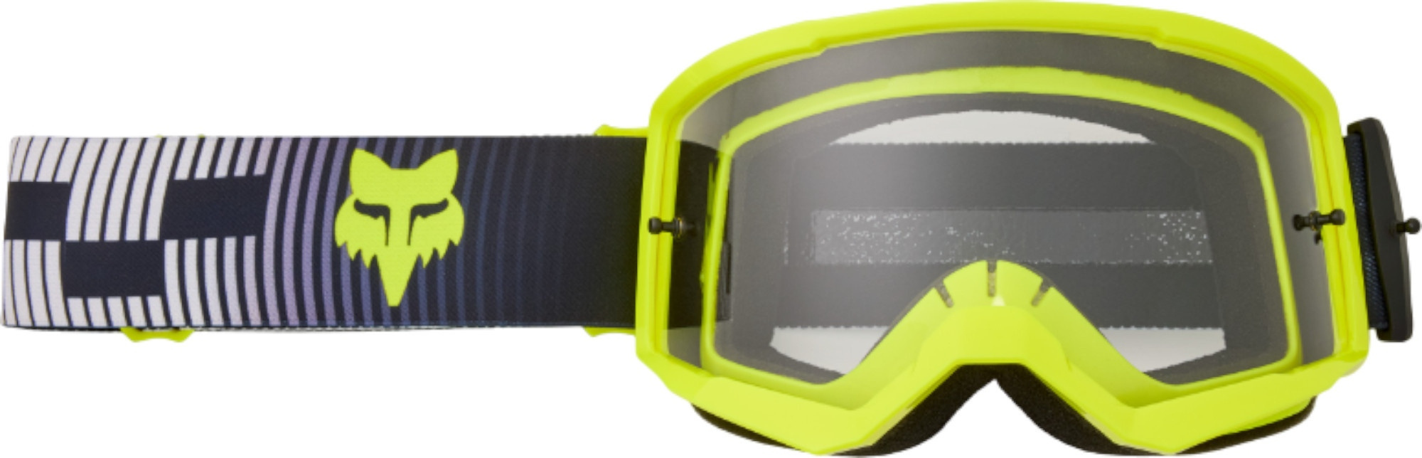 FOX Main Collect Ochelari de motocross gri/negru/galben Figura 1