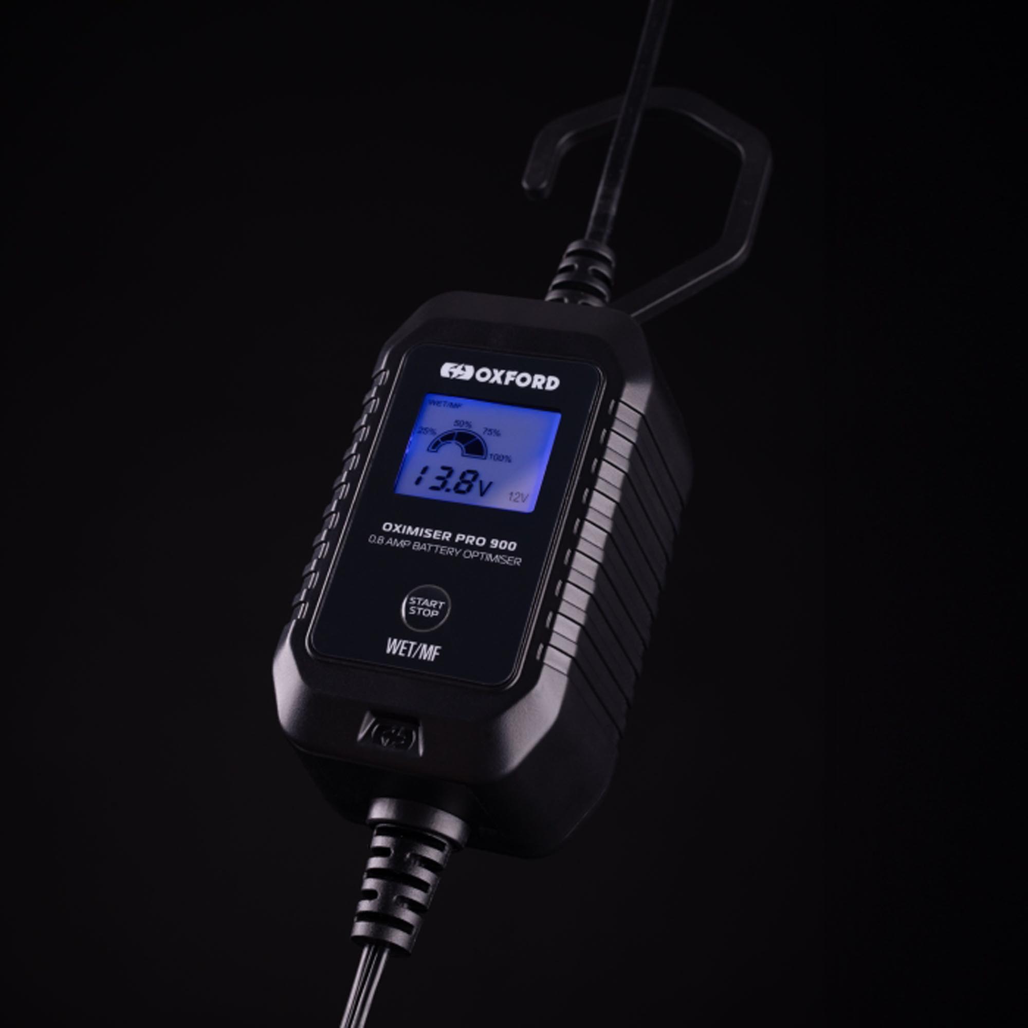 Oxford Oximiser Pro 900 Battery Charger EU Plug Figure 2