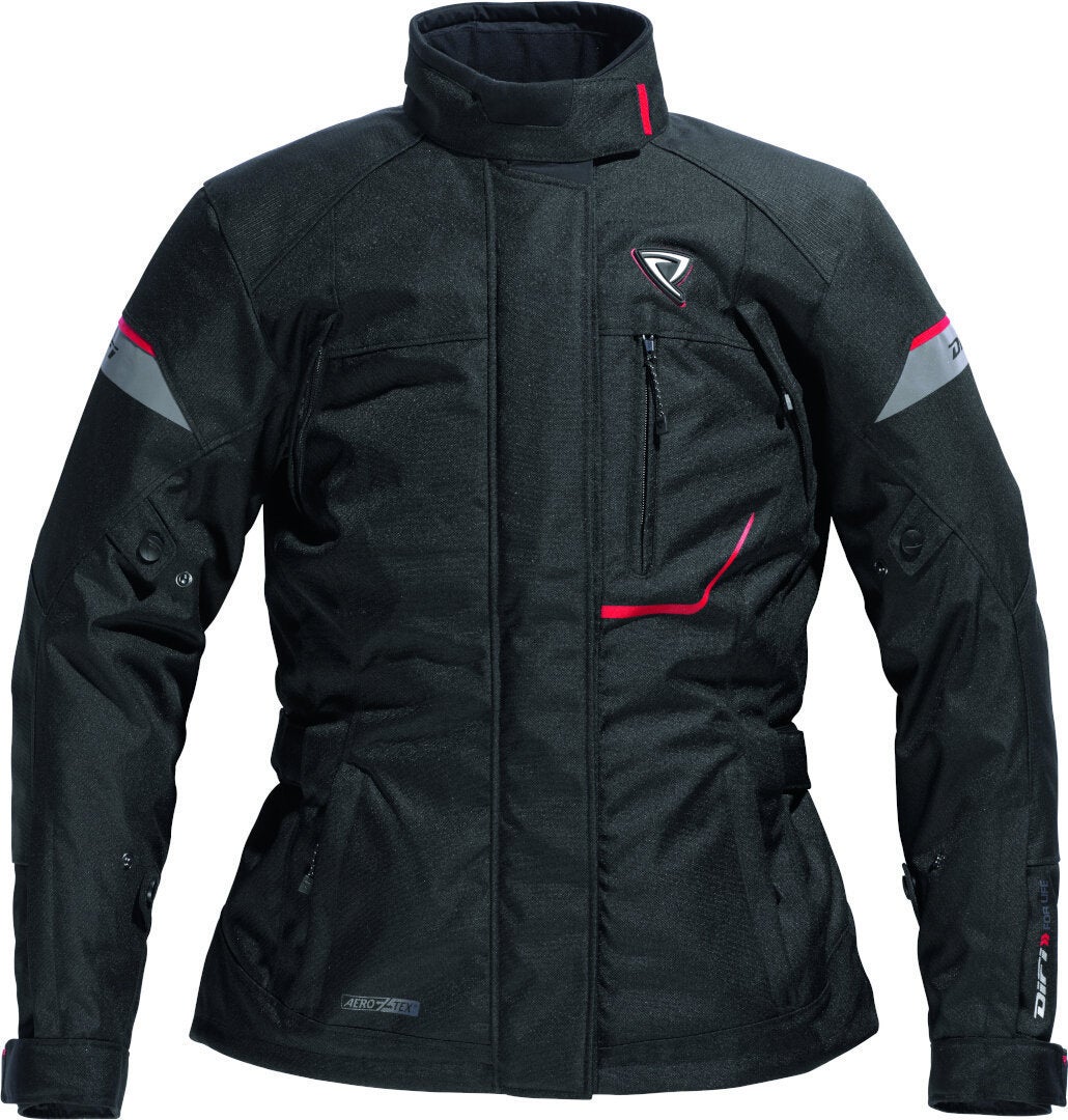 DIFI Nexia Aerotex imperméable dames moto textile veste noir/rouge 44 Figure 1