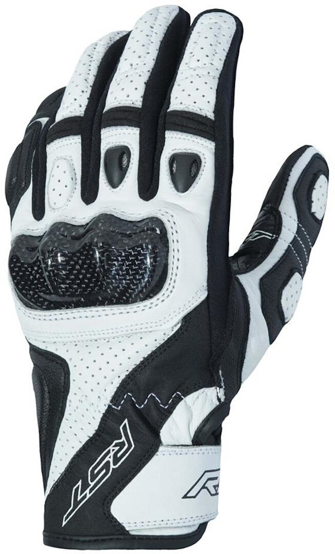 RST Stunt III Motorradhandschuhe schwarz/weiß S Abbildung 1