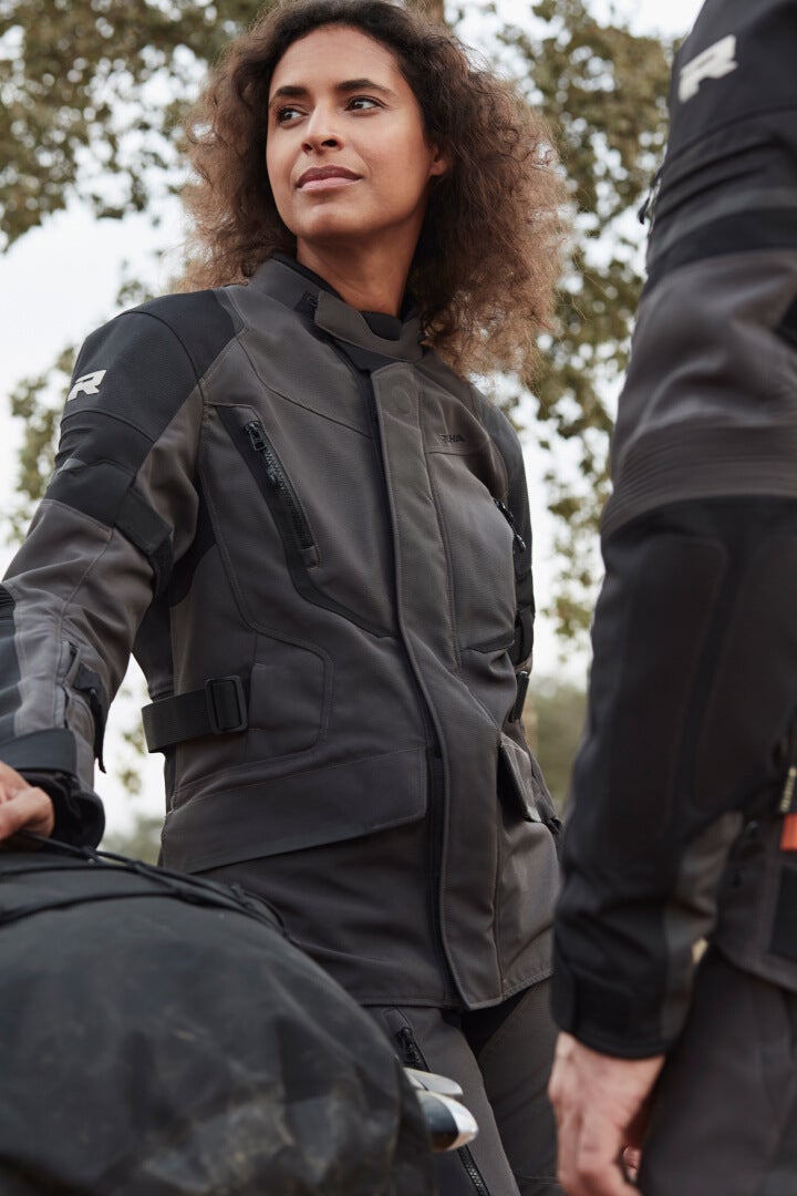 Richa Cyclone 2 Gore-Tex waterproof Ladies Motorcycle Textile Jacket dark grey/black XXL Figure 4