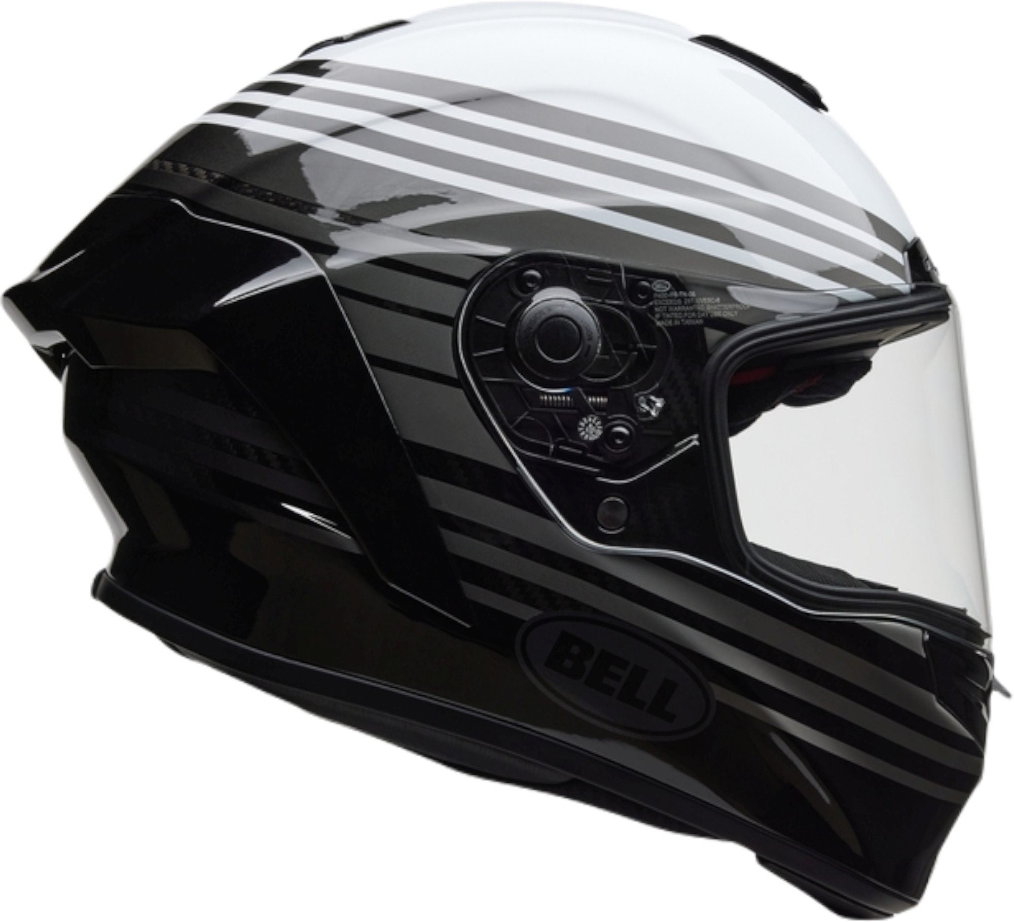 Bell Race Star DLX RSD Dash Carbon Casco nero/bianco/grigio M Figura 3