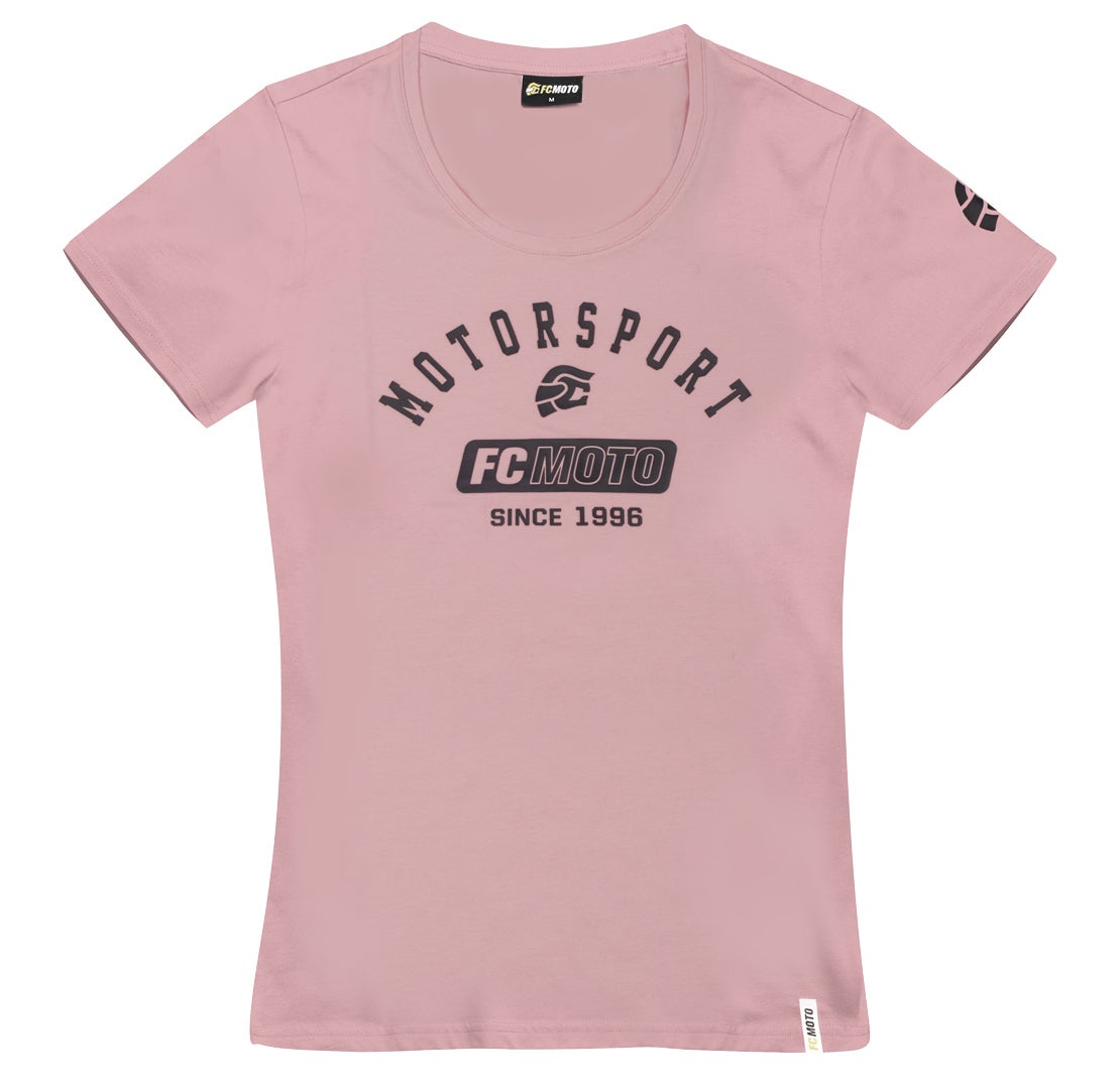 FC-Moto Moto Camiseta feminina rosa L Figura 1