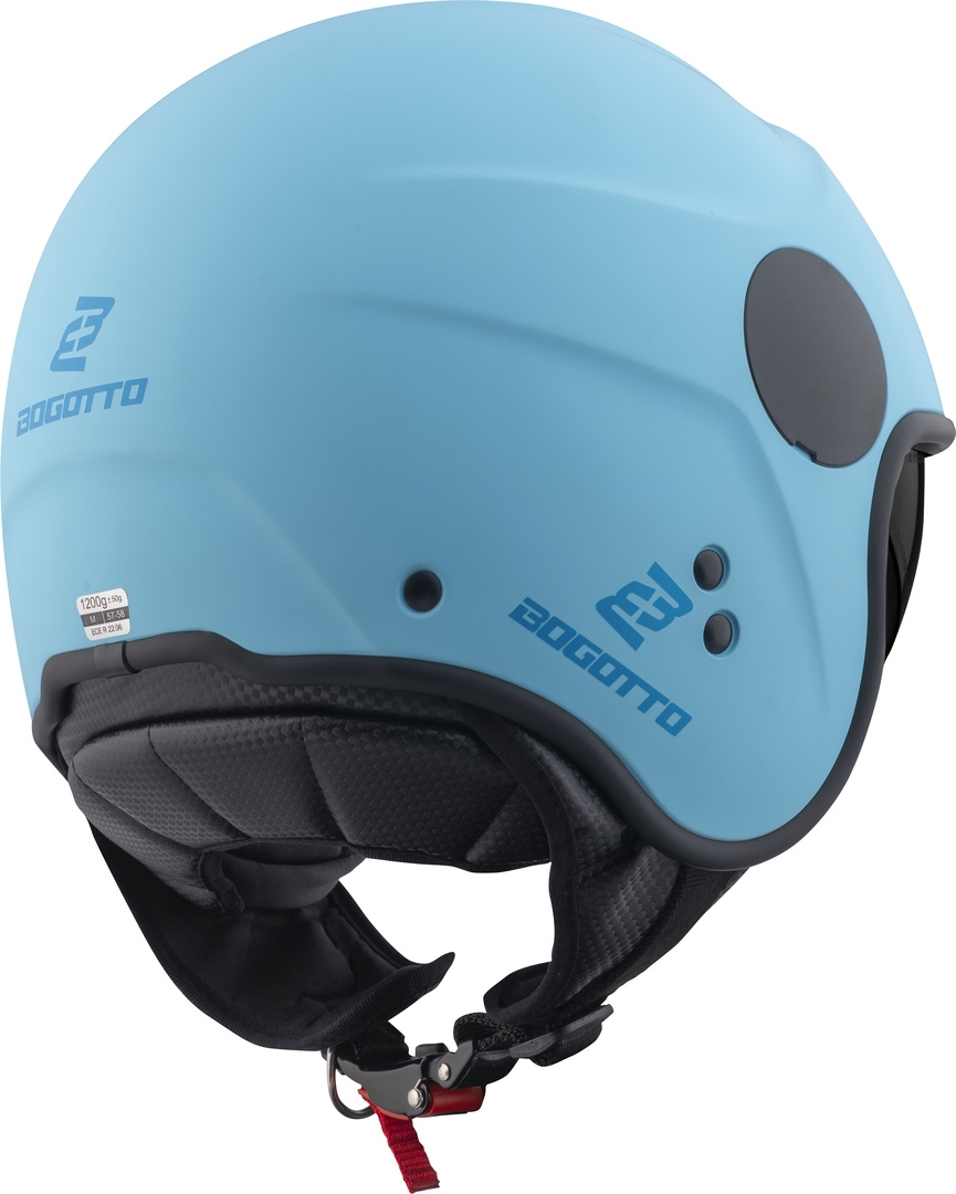 Bogotto H595 SPN Jethelm hellblau matt XL Abbildung 2