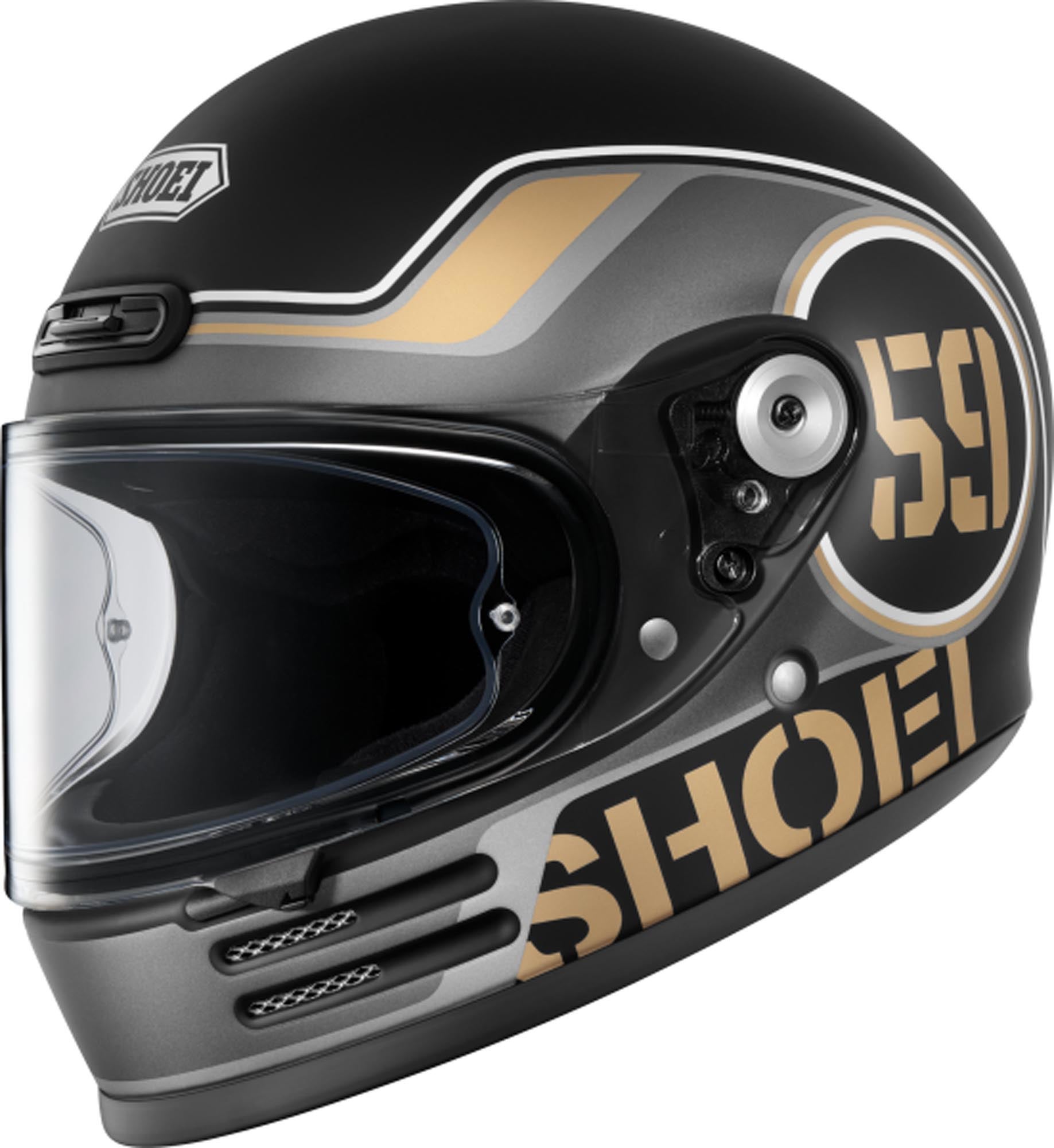 Shoei Glamster 06 Canyon Runner Helma Černá/šedá/zlatá S (55/56) Obrázek 1