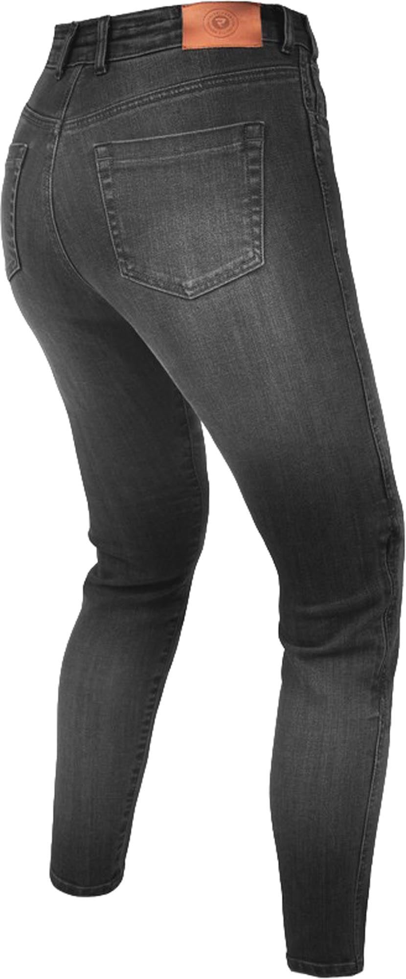 Rebelhorn Classic 3 Slim Fit Damer motorcykeljeans Sort udvasket 38/32 Figur 2