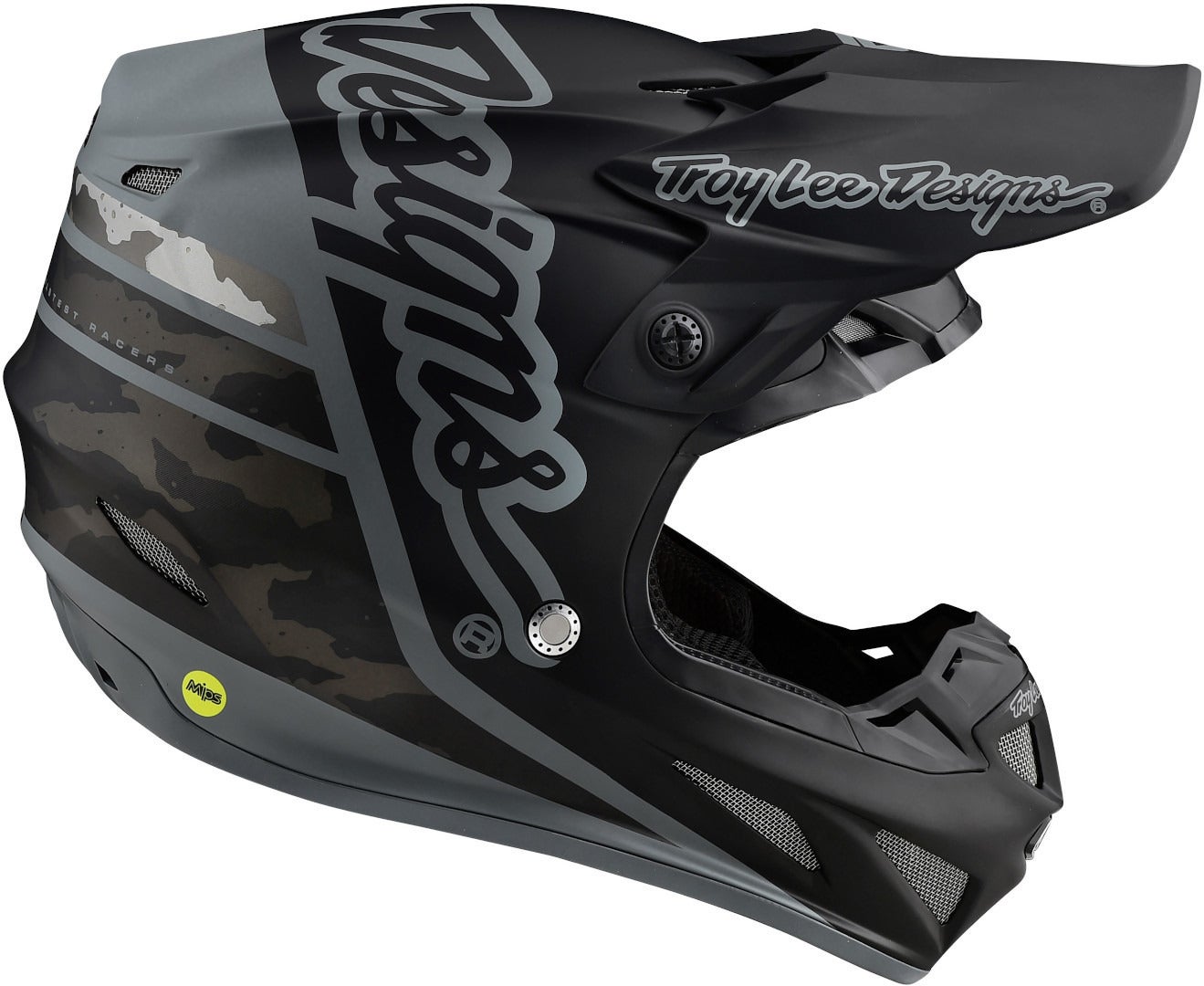 Troy Lee Designs SE4 Silhouette MIPS Motocross Helm schwarz/camouflage M Abbildung 4