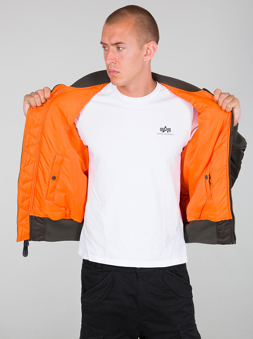Alpha Industries MA-1 Jacket black/olive M Figure 3