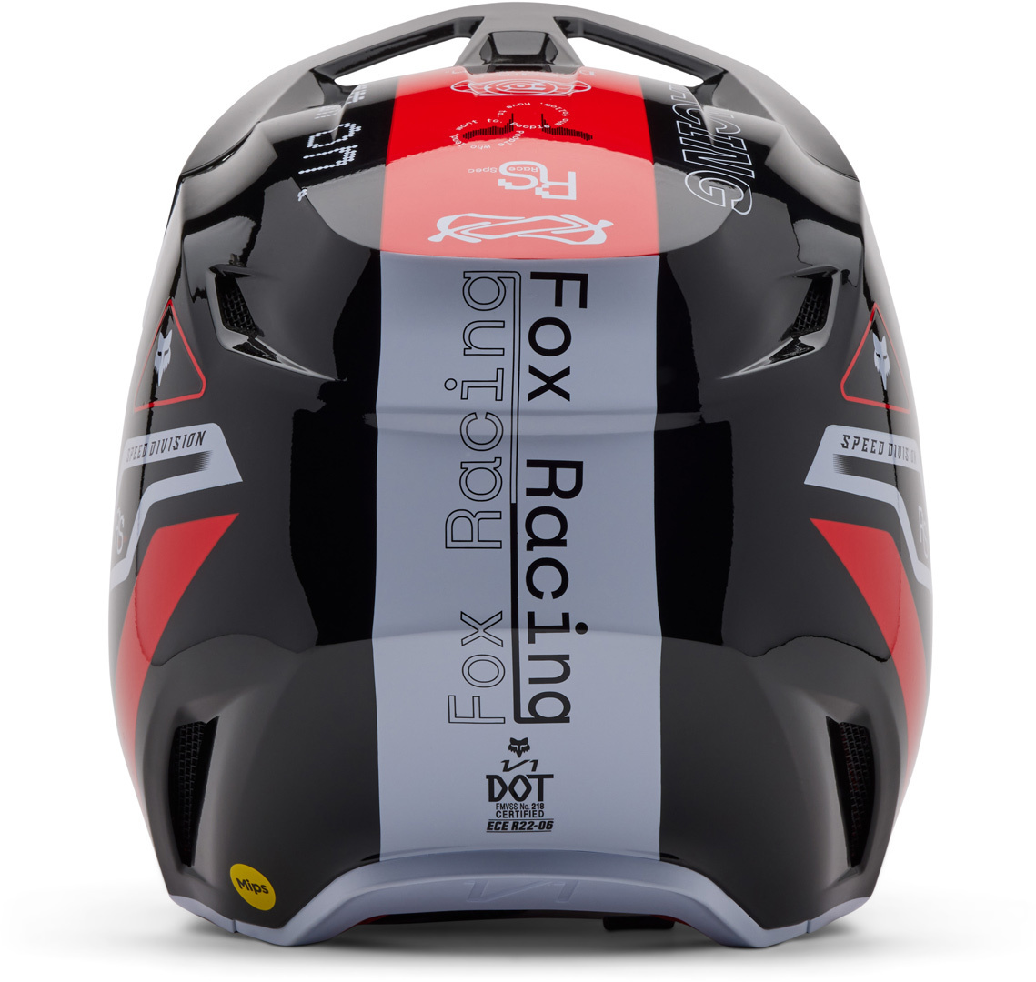 FOX V1 Race Spec MIPS Casco da motocross rosso XXL (63/64) Figura 3