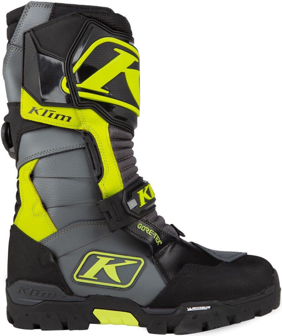 Klim Havoc GTX Boa 2022 Snescooter støvler sort/grå/gul 12 Figur 3