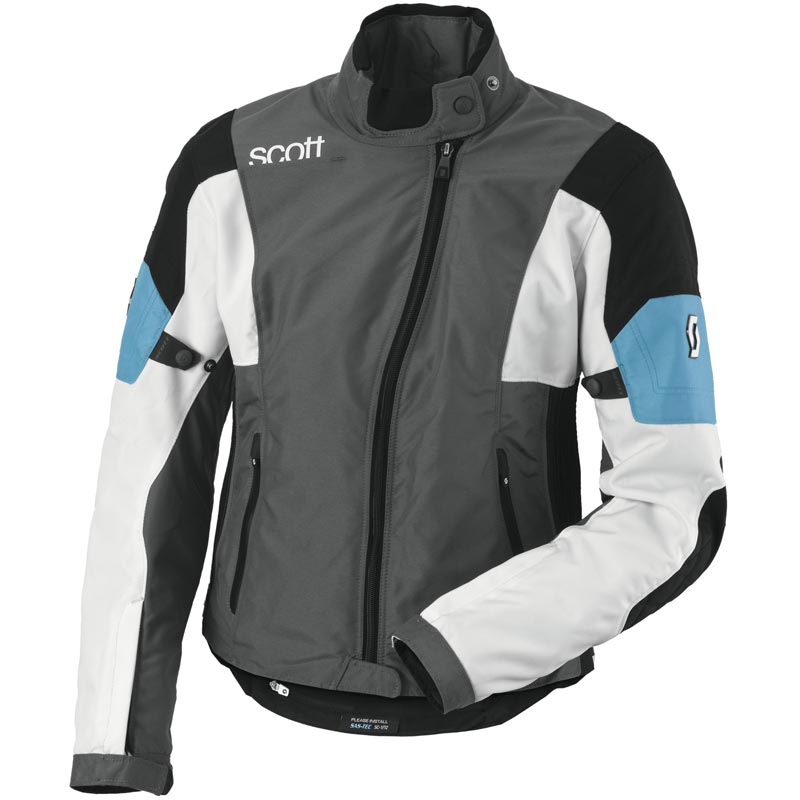 Scott WS Technit TP Kurtka tekstylna Panie szary/niebieski 40 Rysunek 1