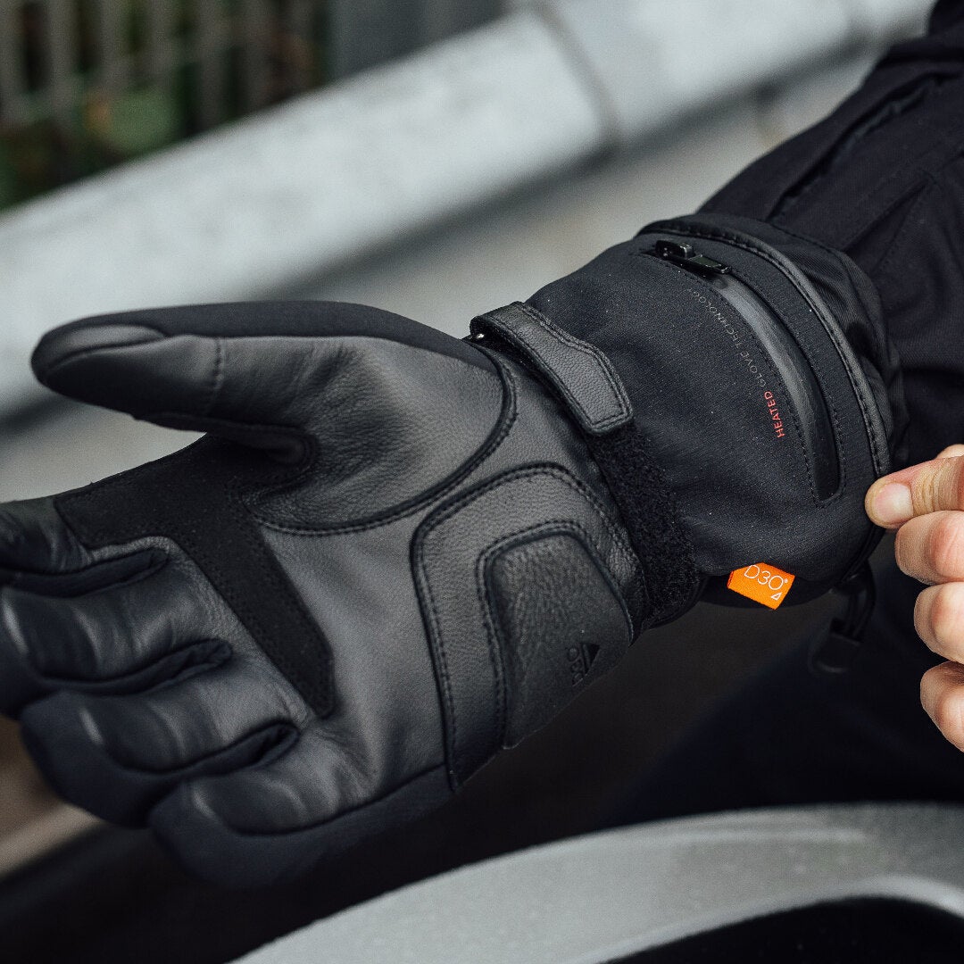 Merlin Curborough D3O Gants de moto imperméables chauffés L Figure 5