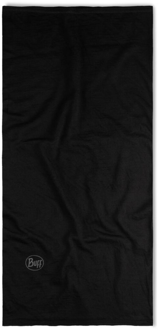 Buff Merino Lightweight Solid Accesorii multifuncționale pentru cap negru Figura 2