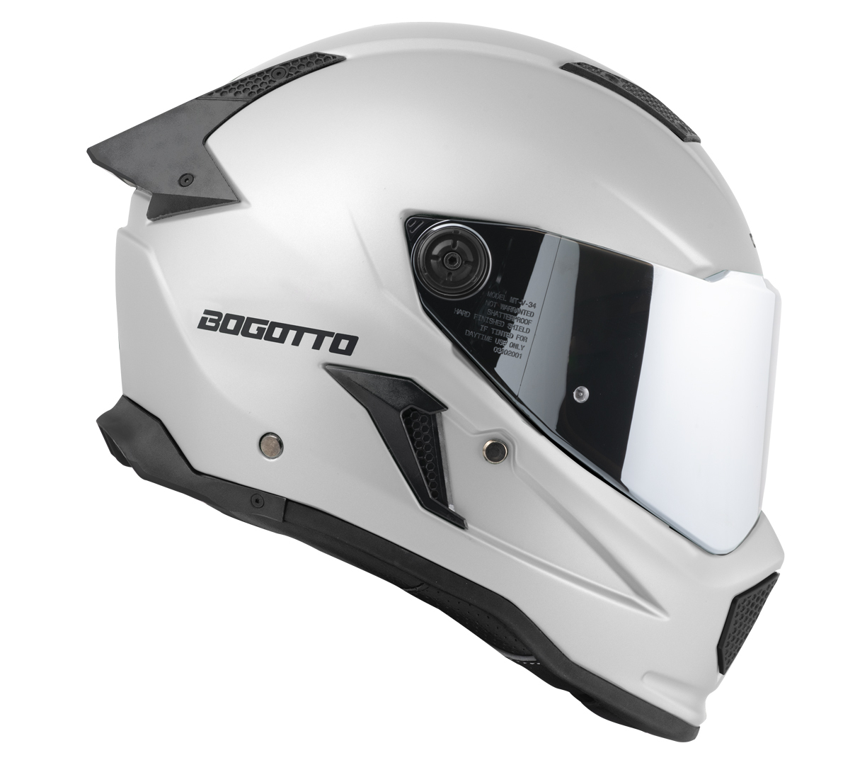 Bogotto Rapto Casco Blanco mate S Figura 11