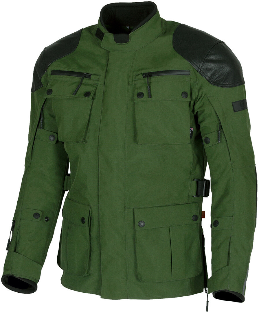 Merlin Sayan D3O Motorrad Textiljacke grün/schwarz M Abbildung 1