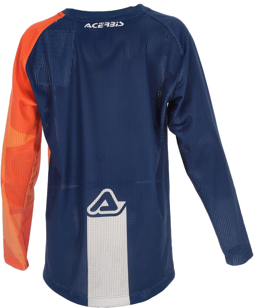 Acerbis MX J-Windy 1 Børn Motocross Jersey orange/blå M Figur 2