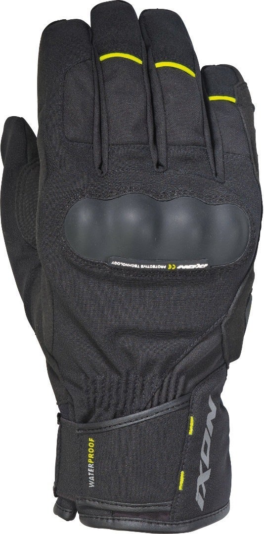 Ixon Pro Russel Winter Motorradhandschuhe schwarz/gelb 3XL Abbildung 1