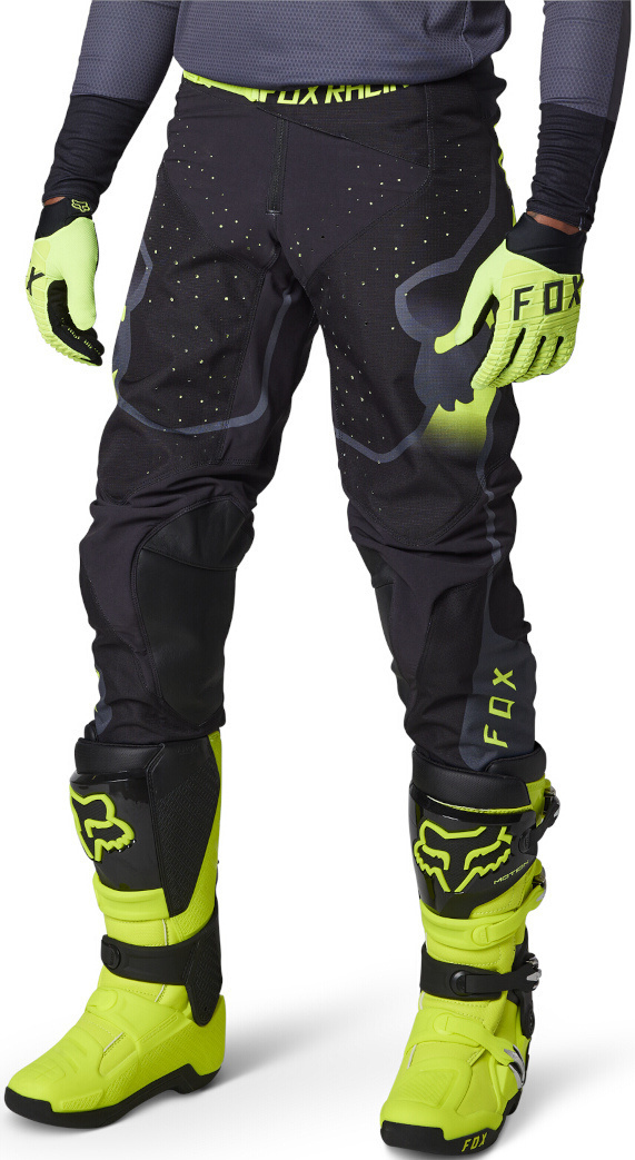 FOX 360 Vizen Pantaloni de motocross negru/galben 30 Figura 3