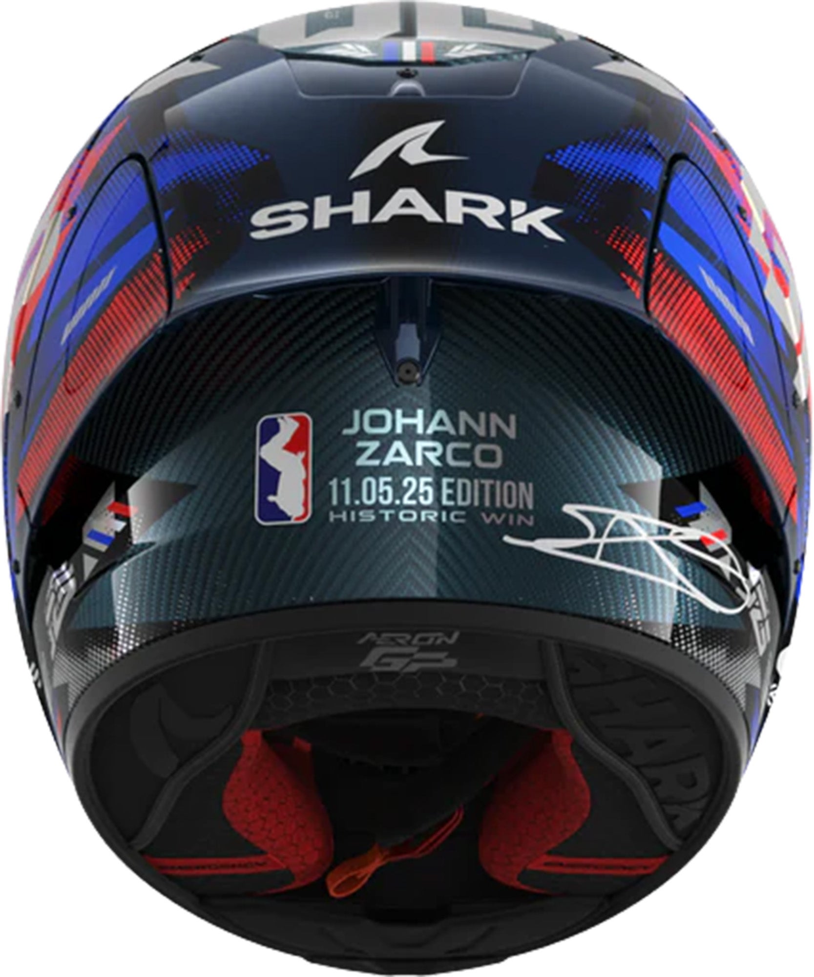 Shark Aeron-GP Fim Racing #1 Replica Zarco Victory 2025 Hełm L (59/60) Rysunek 6