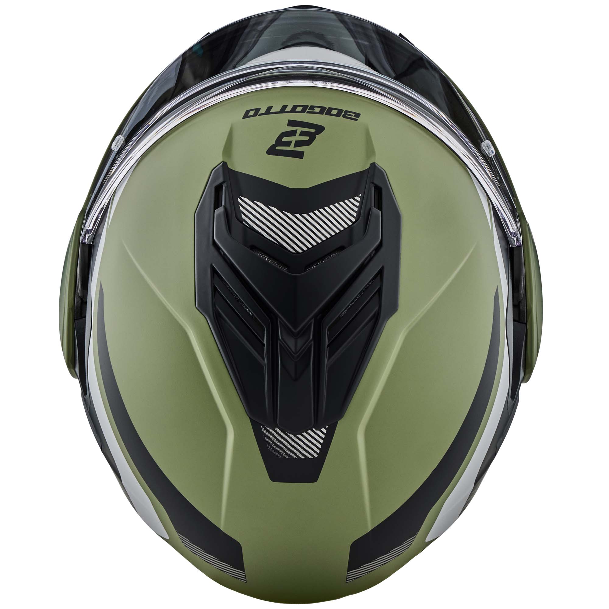 Bogotto FS-X600 Atyr Limited Edition Hjälm Militärgrön Matt XL Figur 6