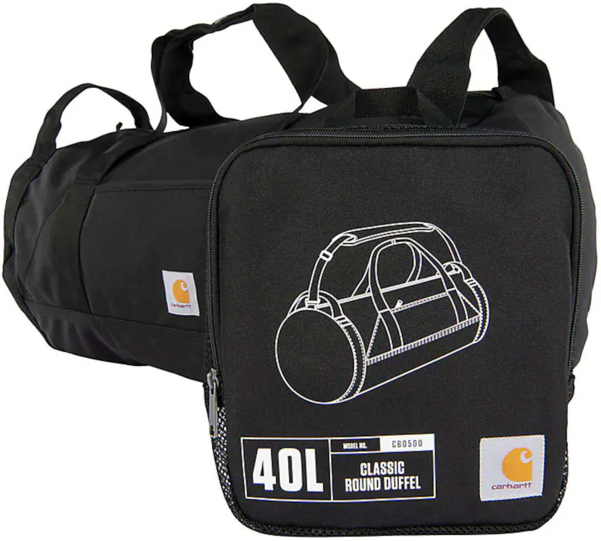 Carhartt Classic Round Duffel 40L Geantă negru Figura 3