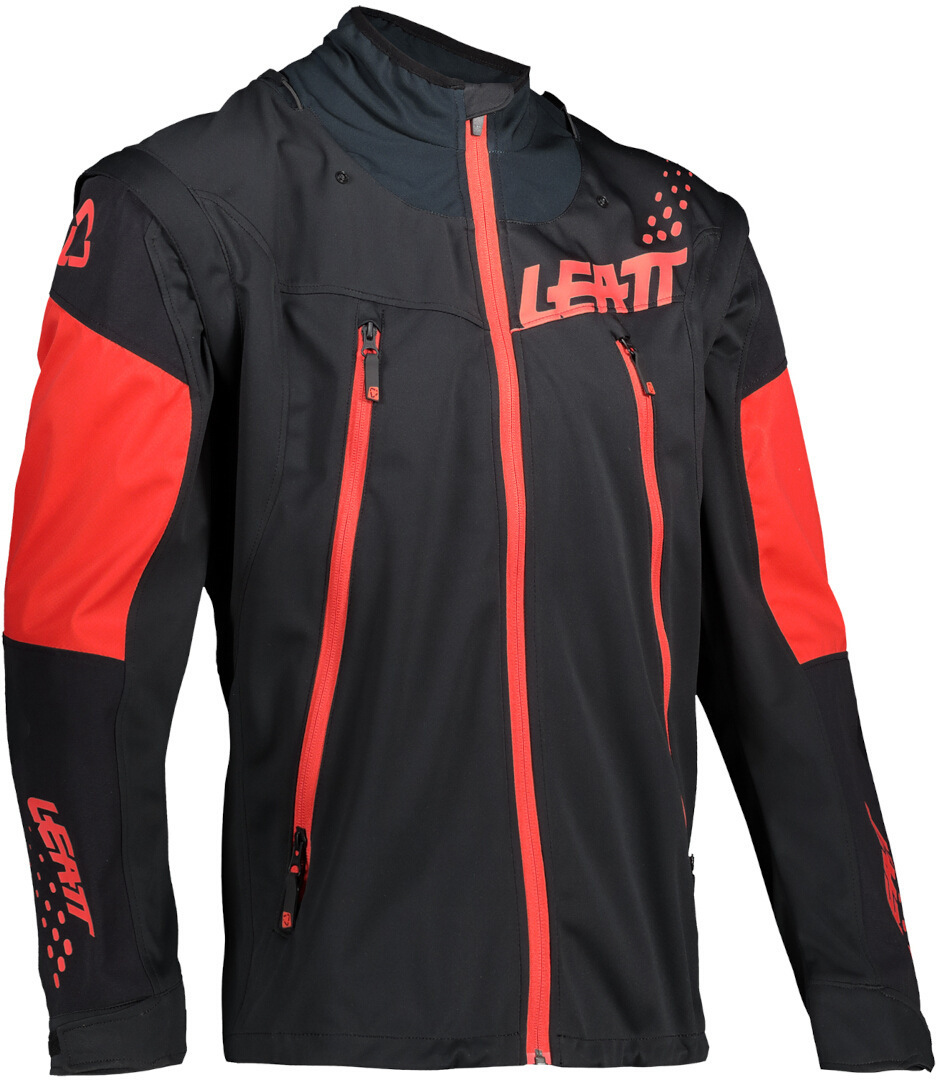 Leatt Moto 4.5 Lite Giacca Motocross nero/rosso M Figura 2