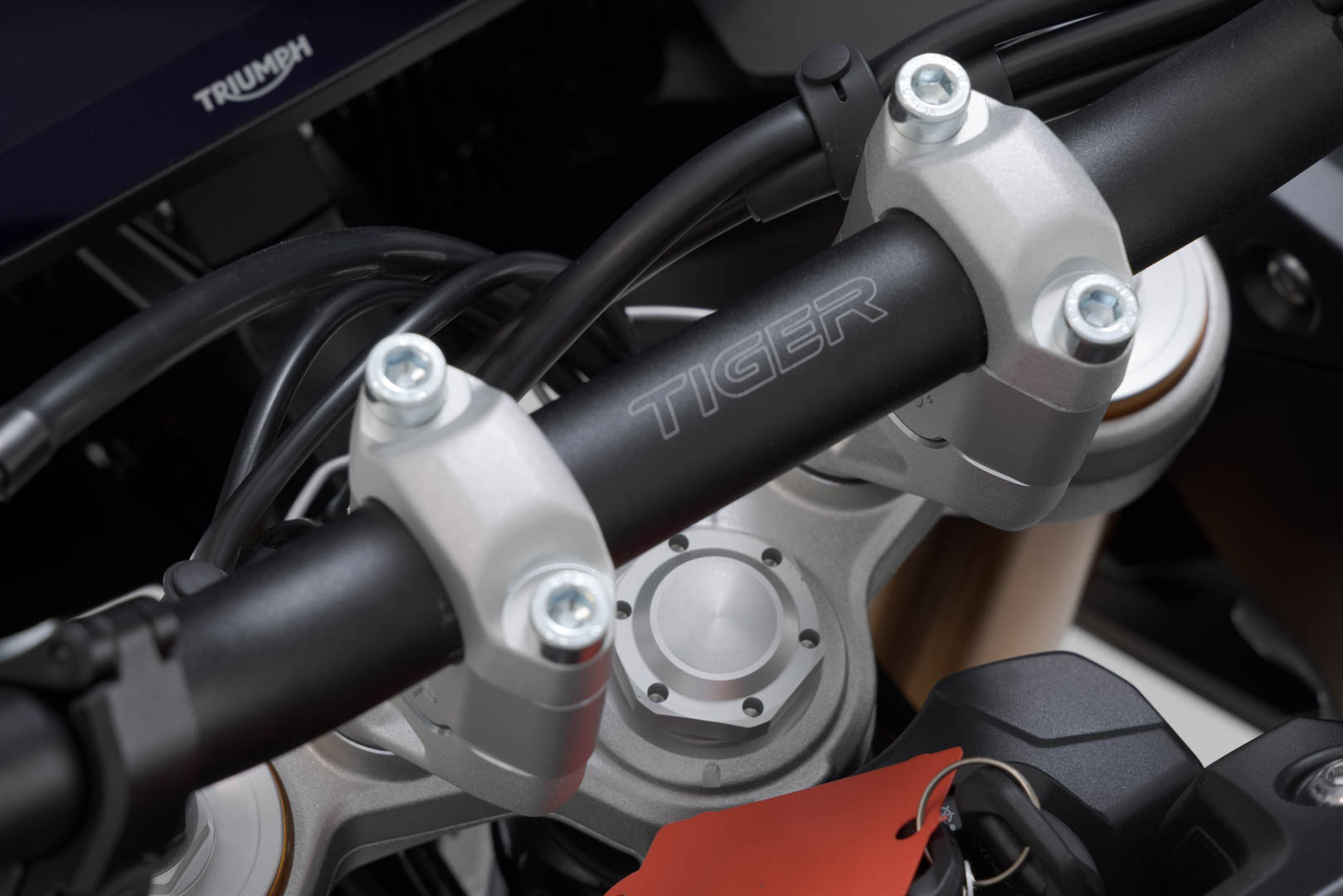 Ridicător de bară SW-Motech - H=30 mm. Argintiu. Triumph Tiger 900 GT/Rally Pro. Figura 4
