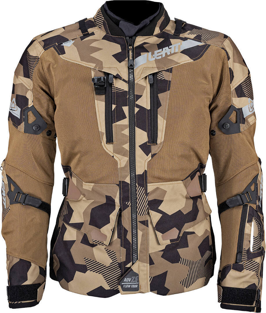 Leatt ADV FlowTour 7.5 waterproof Motorcycle Textile Jacket camouflage M Figure 6