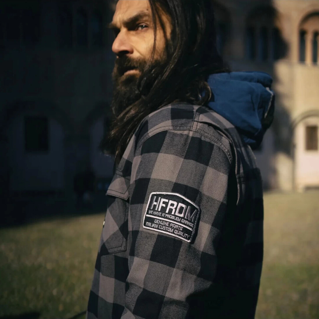 HolyFreedom Lumberjack Motorrad Textiljacke grau L Abbildung 4