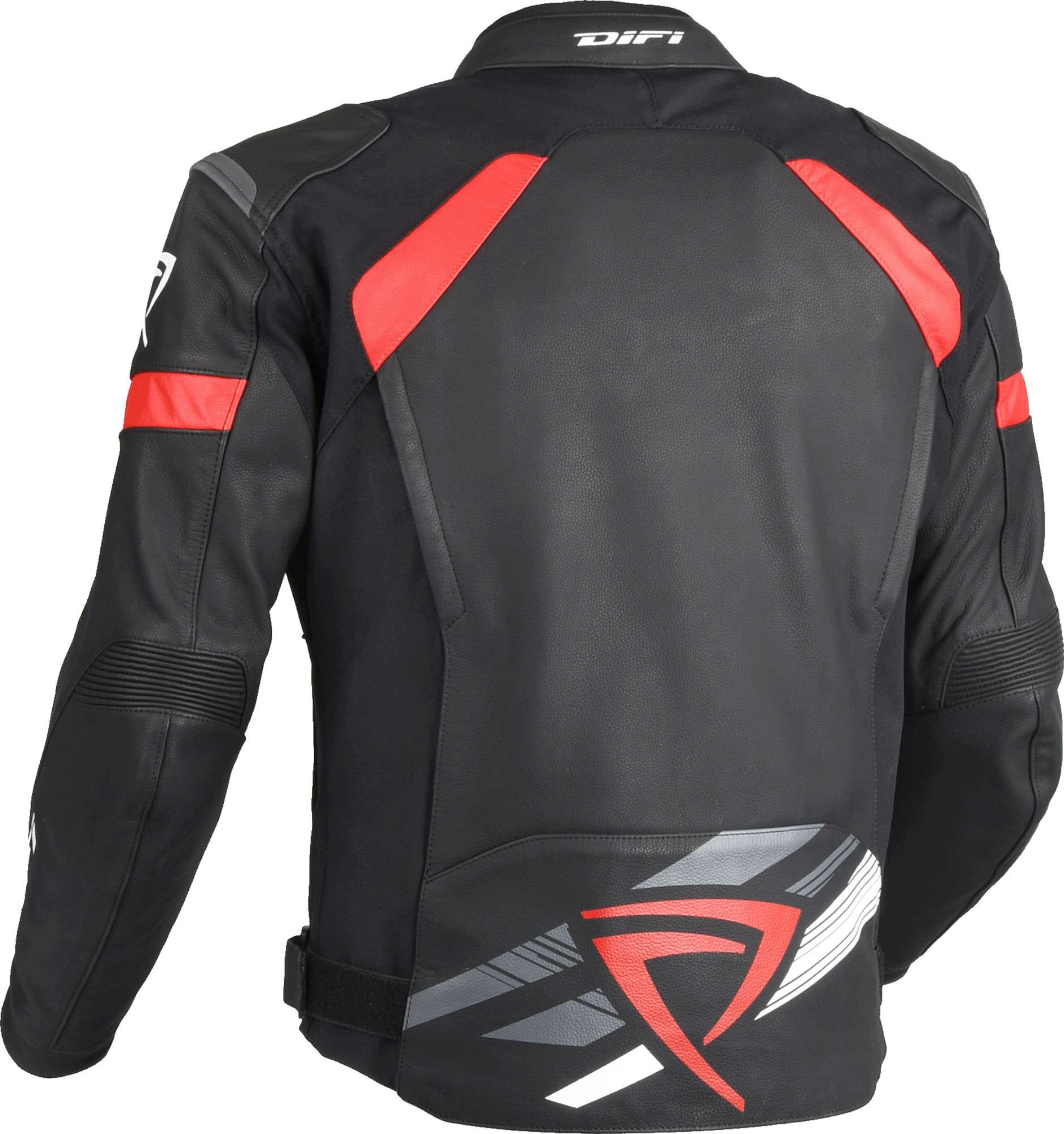DIFI Sonic Motorrad Lederjacke schwarz/rot 54 Abbildung 2