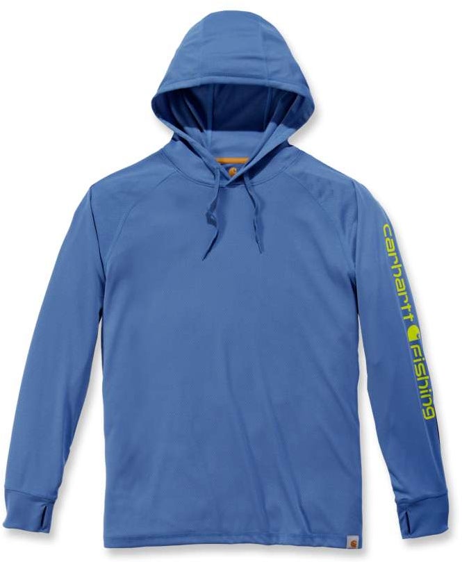 Carhartt Force Pêche à capuche graphique bleu clair M Figure 1