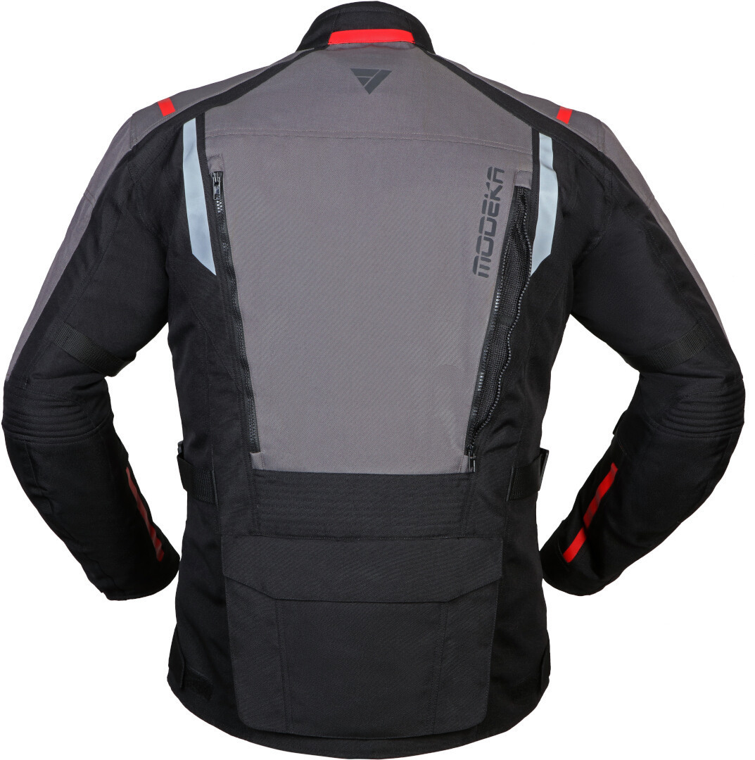 Modeka Varus waterproof Motorcycle Textile Jacket black/dark grey XL Figure 3
