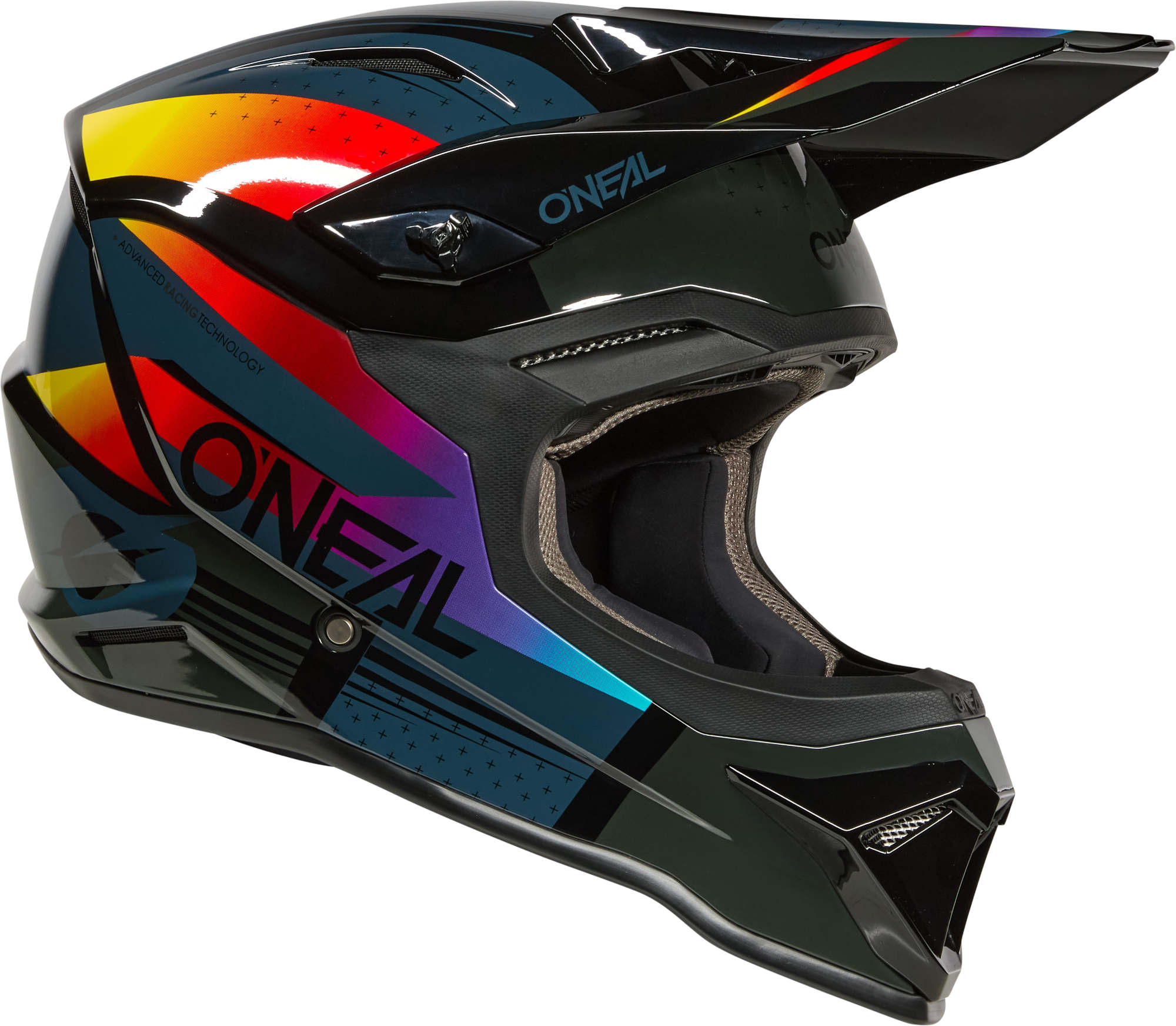 Oneal 1SRS RC Casco da motocross nero/multicolore M (57/58) Figura 3