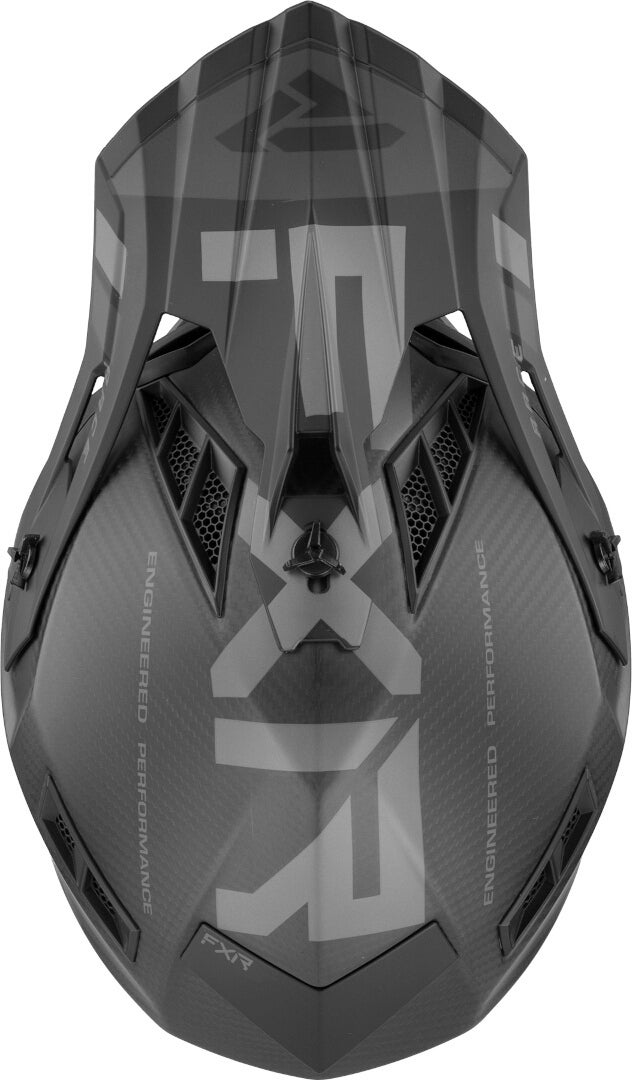 FXR Helium Carbon 2023 Motokrosová přilba Černá/šedá M (57/58) Obrázek 2