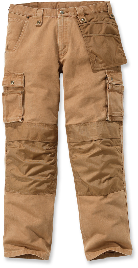 Carhartt Multi Pocket Washed Duck Hose braun 40 L30 Abbildung 1